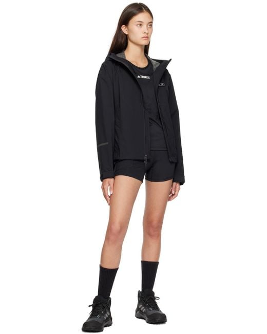 Adidas Originals Black Terrex Multi Rain.rdy Jacket