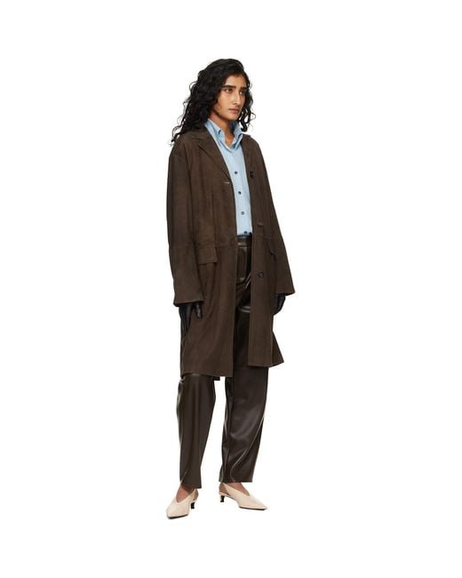 Max Mara Black Ortensia Suede Jacket