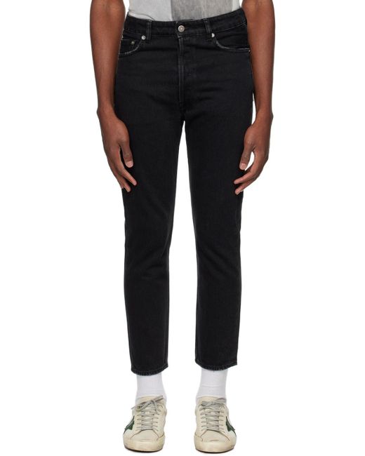 Golden Goose Deluxe Brand Black Five-pocket Jeans for men