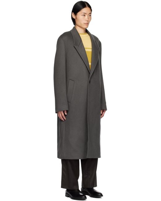 Paul Smith Black Gray Commission Edition Coat for men