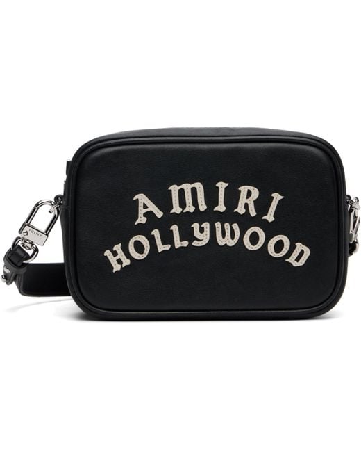 Amiri Black Hollywood' Camera Bag for men