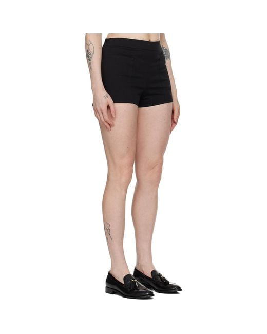 Max Mara Black Drawstring Shorts