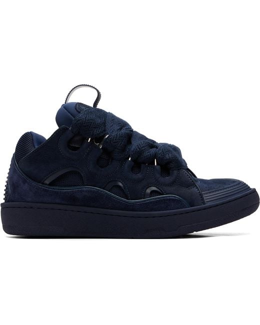 Lanvin Blue Curb Sneakers