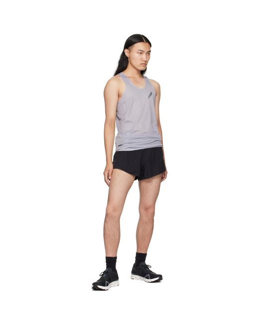 On Shoes Black Race Shorts for men