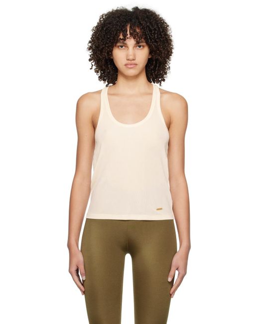 Tom Ford Multicolor Off-white Scoop Neck Tank Top