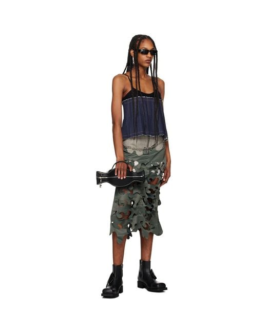 ANDERSSON BELL Black Kina Denim Camisole