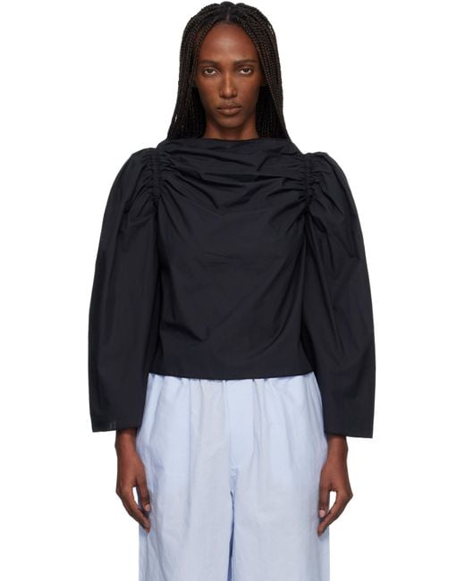 Baserange Black Simmon Blouse