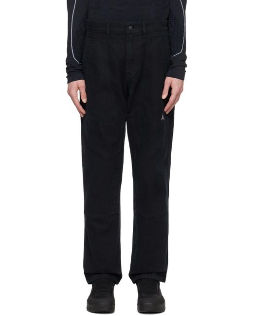Roa Black Four-pocket Trousers for men