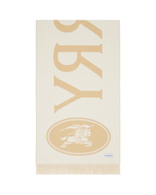 Burberry Natural Ekd Scarf