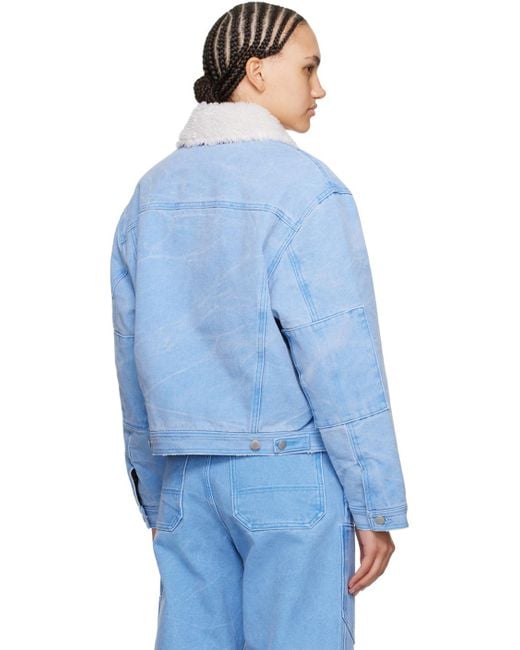 Acne Blue Padded Jacket