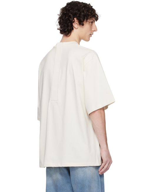 メンズ Abra ベージュ Toy Tシャツ White