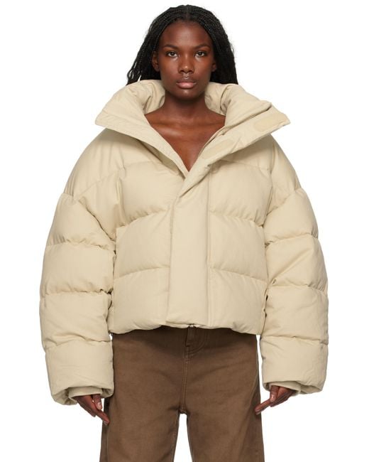 Entire studios Natural Off- Mml Puffer Down Jacket