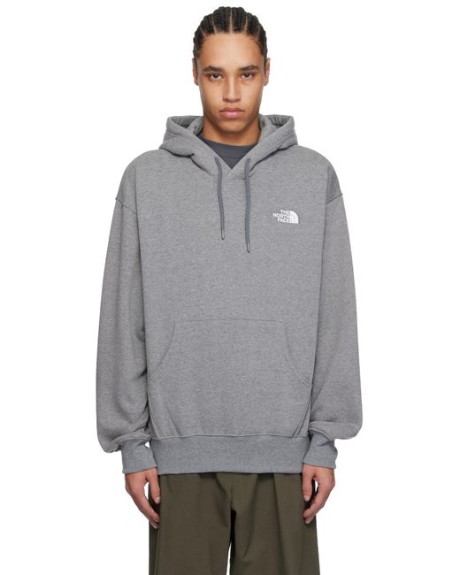 The North Face Gray Evolution Vintage Hoodie for men