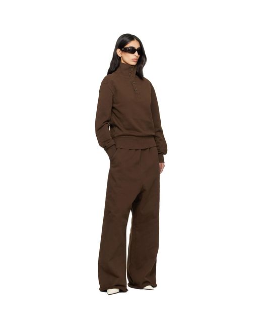 Entire studios Brown Port Pullover Sweatshirt