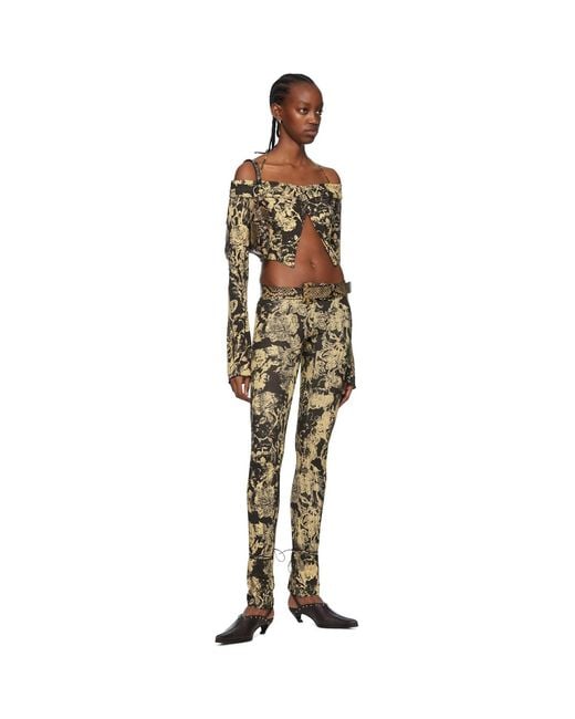 KNWLS Black Perse Trousers