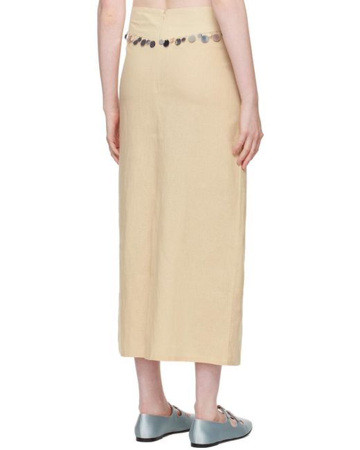 GIMAGUAS Natural Donna Maxi Skirt