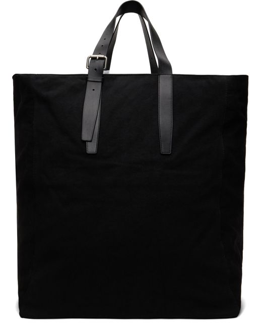 Dries Van Noten Large Canvas Tote in Black for Men | Lyst