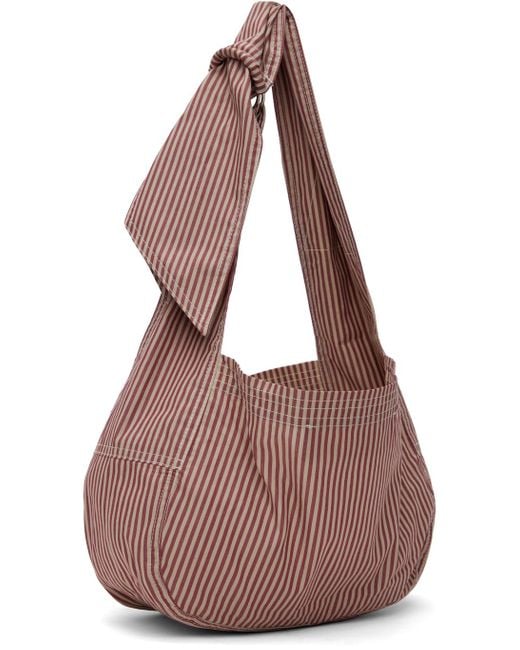 SC103 Brown Mini Cocoon Bag