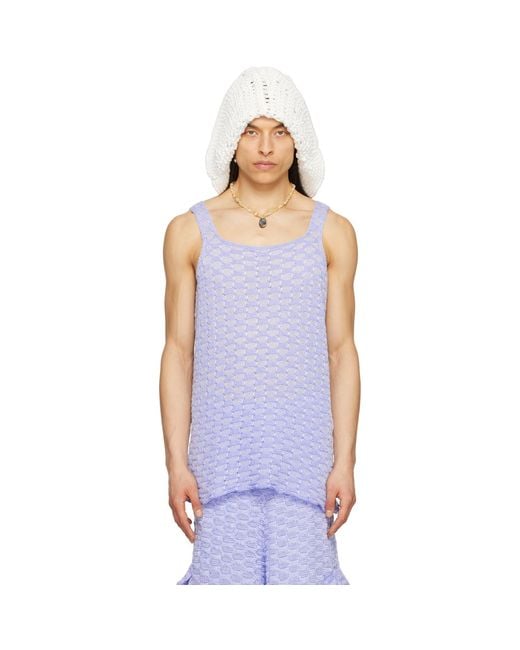 Isa Boulder Purple Ssense Exclusive Tank Top for men
