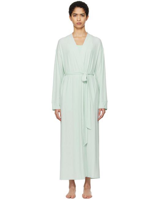 Peignoir Long Bleu Skims en coloris Black