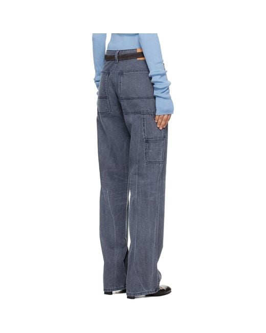 6397 Blue Long Painter Jeans