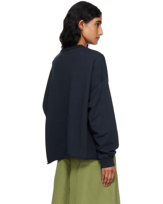 YMC ネイビー Studio スウェットシャツ Blue