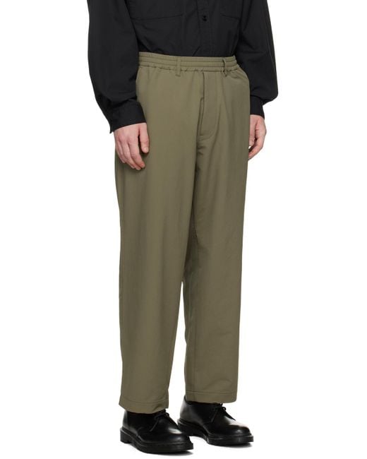Nanamica Green Ssense Exclusive Trousers for men
