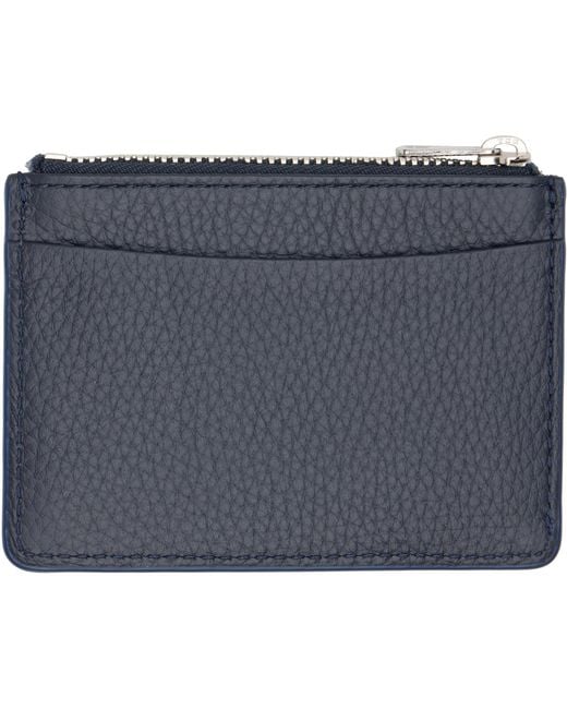 A.P.C. Blue Paris Card Holder for men