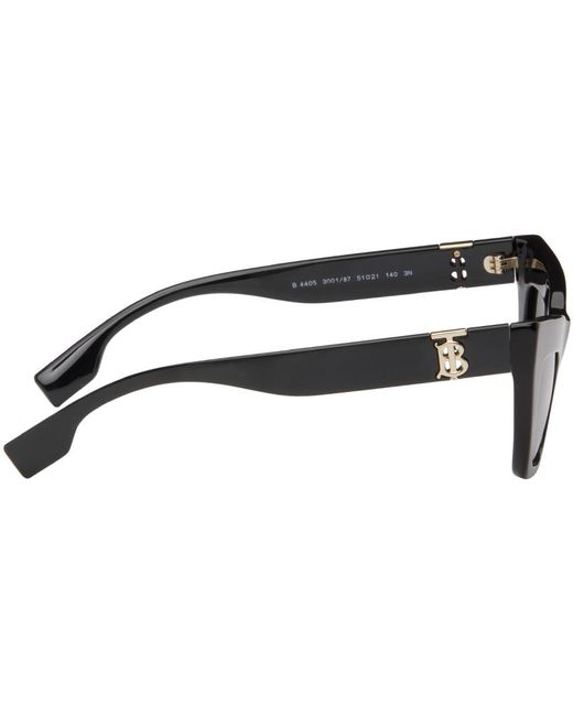 Burberry Black Cat-eye Logo Sunglasses