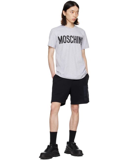 Short noir à poche plquée Moschino pour homme en coloris Black