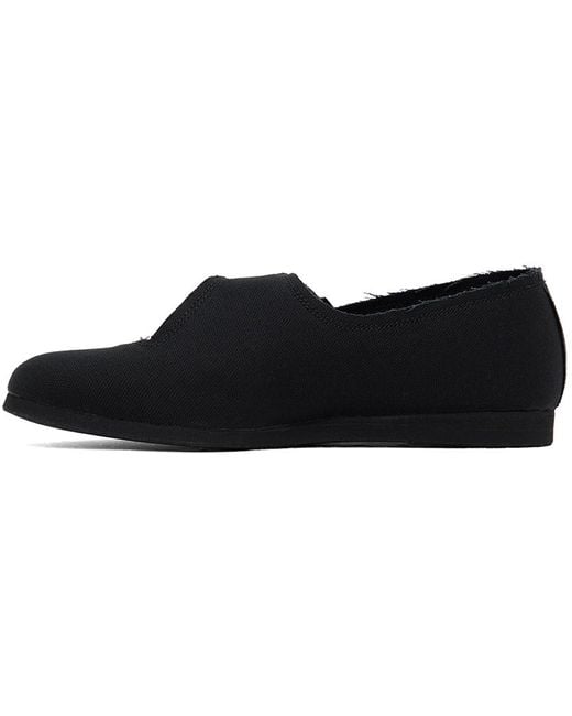 Yohji Yamamoto Black Oxford Mary Jane Ballerina Flats