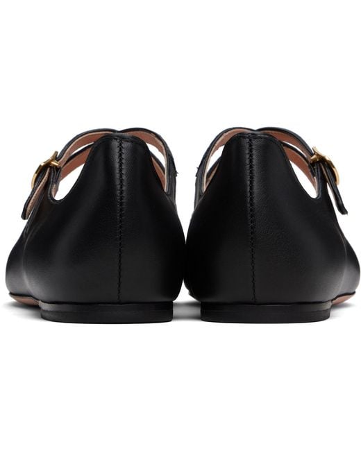 Bally Black Rina Ballerina Flats