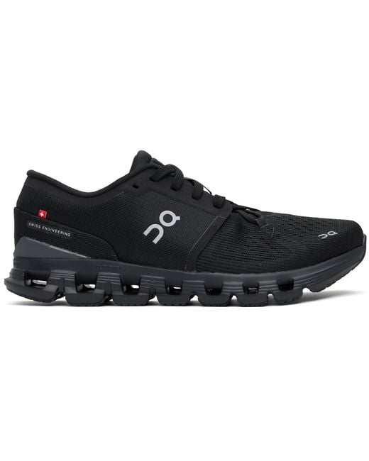On Shoes Black Cloud X 4 Sneakers for men