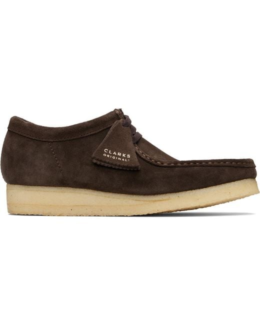 Clarks Black Wallabee Derbys for men