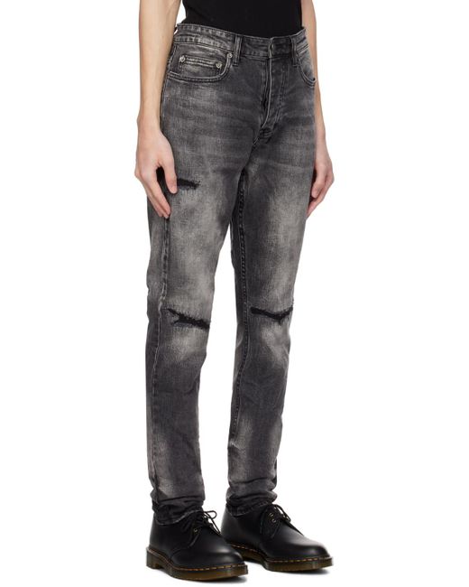 Ksubi Black Gray Wolfgang Tektonik Jeans for men