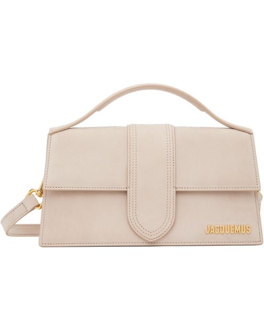 Jacquemus Black Taupe Les Classiques 'The Large Bambino' Bag