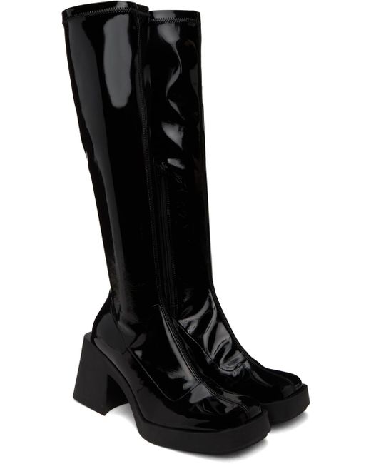 Justine Clenquet Black Chloë High Boots