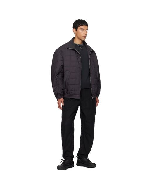 Mordecai Black Zipper Trousers for men