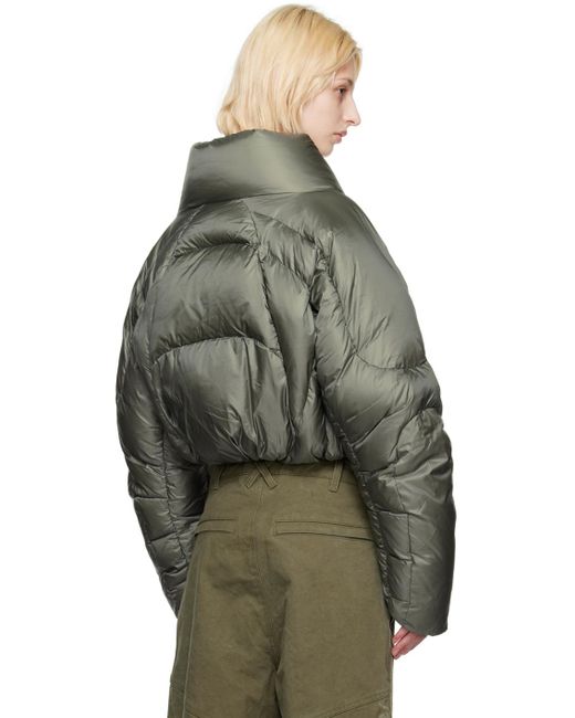 Entire studios Green Ssense Exclusive A7l Down Jacket