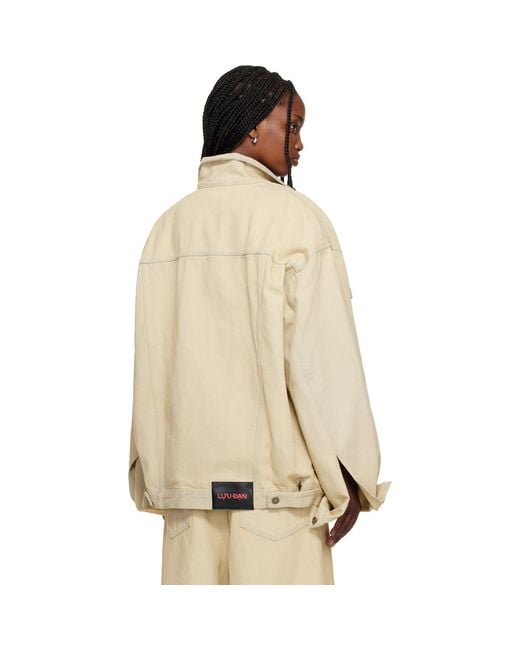 Lu'u Dan Natural Off- Drifter Denim Jacket