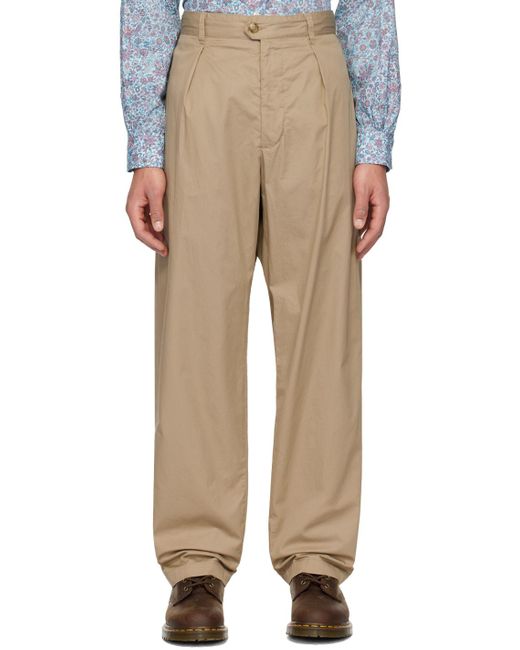 Engineered Garments Natural Enginee Garments Carlyle Trousers for men