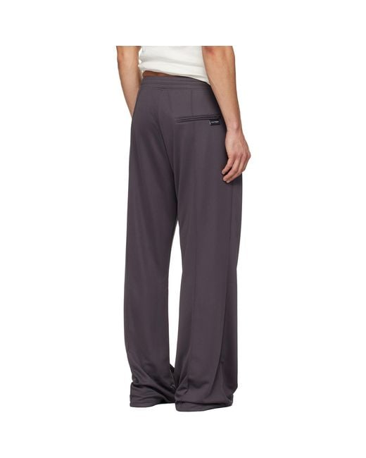 Courreges Blue Interlock Track Pants for men