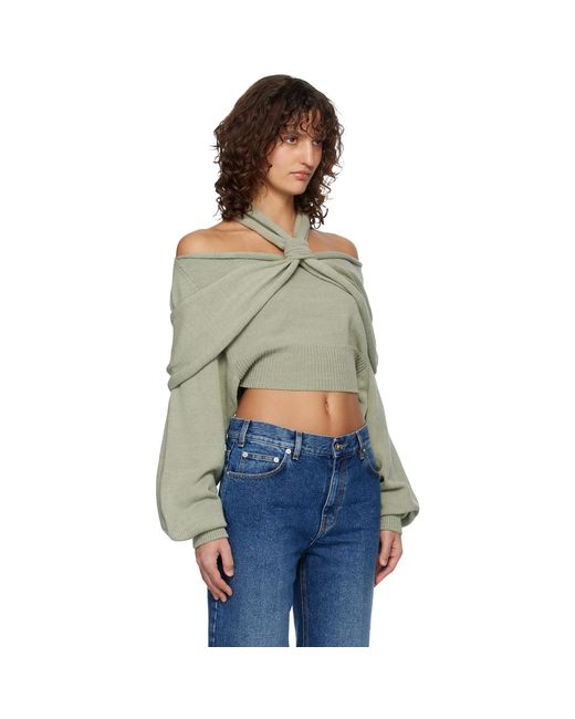 Balmain Multicolor Long-Sleeve Silk Sweater