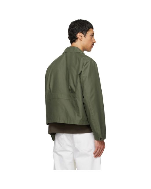 Second/Layer Green Lucky Station Jacket for men