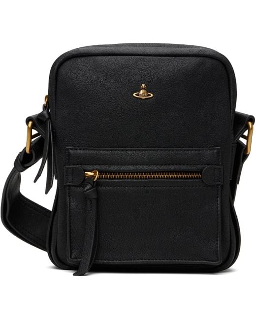 メンズ Vivienne Westwood ブラック スモール Jackson クロスボディ サッチェル Black