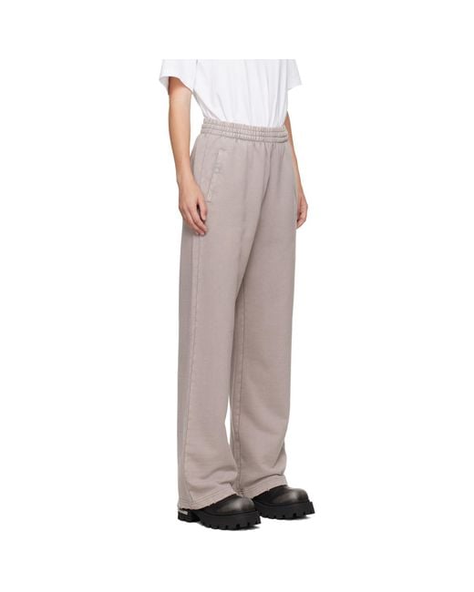 we11done Multicolor Subtle Distressed Sweatpants