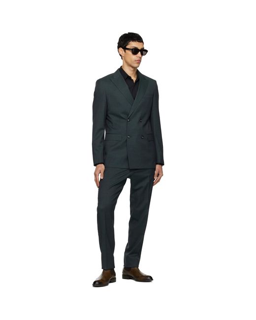 Boss Black Slim-Fit Virgin Wool Suit for men