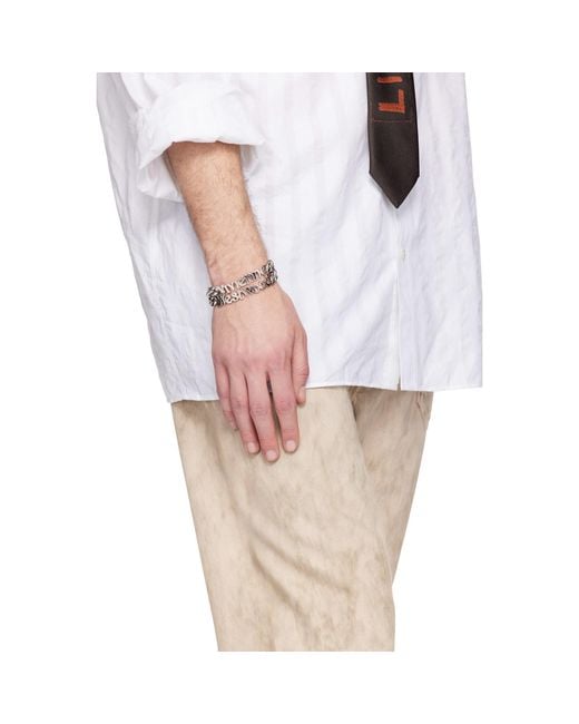 Vivienne Westwood Black Minos Bracelet Set for men