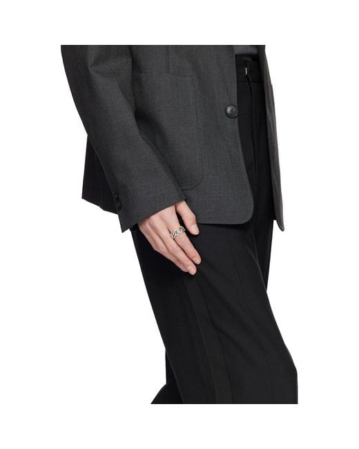 Emanuele Bicocchi Metallic Chain Ring for men