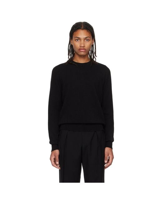 The Row Black Benji Sweater for men